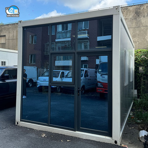 Custom <span class=keywords><strong>Hotel</strong></span> Living Escritório Recipiente De Férias Escola Casa Pré-fabricada Guest Room Pré-fabricada Flatbed Container House - Product Image 3