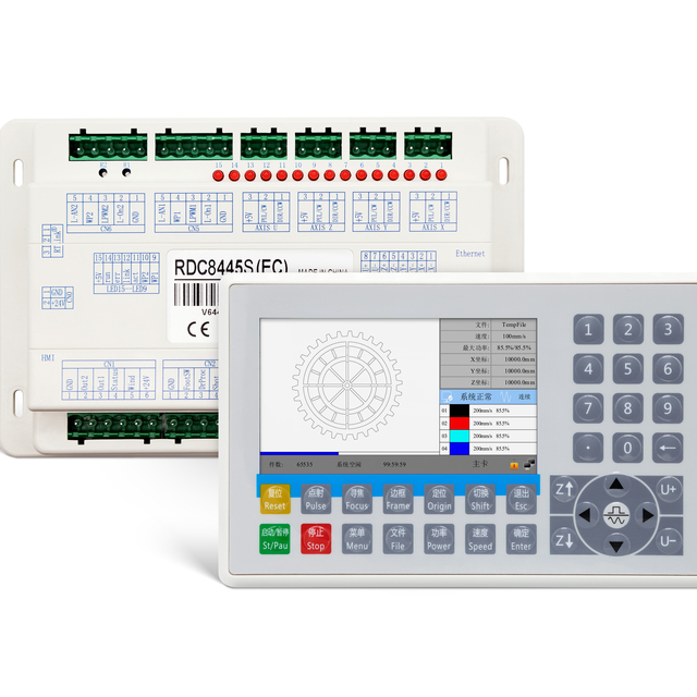 New Ruida RDC8445S Laser Controller with 1 Year Warranty Easy to Operate Compatible with CO2 Laser Cutting/Engraving Machines