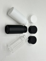 Flacons tubulaires en verre borosilicaté transparent de 50ml Surface de gel neutre Bouchon à vis en plastique emballé Tube de verre de 30ml Capacité de 10ml 15ml