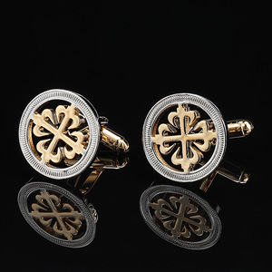 Offre Spéciale nouveaux boutons de manchette de mode pour hommes boutons de manchette en cristal de diamant français boutons de manchette en cristal rouge - Product Image 2