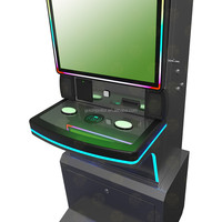 Desain populer 43 "Monitor vertikal layar logam keterampilan permainan Arcade dengan perangkat lunak untuk kemudahan toko