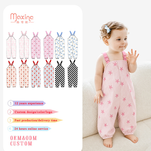 Pantaloni Lunghi Impermeabili per Bambine, Salopette con Pettorina Alta, Pantaloni Personalizzati per Neonati, Vendita all'Ingrosso - Product Image 1