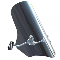 Pare-brise universel en plastique neuf pour moto 125 Haojue Suzuki 150 Yamaha, utilisation avant - épaisseur 2,5 mm