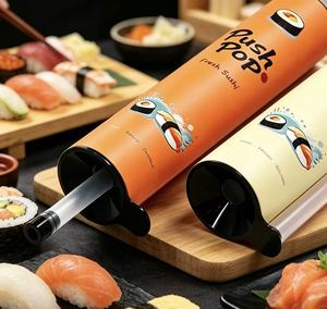 Tubo <span class=keywords><strong>de</strong></span> Papel Kraft para Sushi <span class=keywords><strong>de</strong></span> Grado Alimenticio, Forrado con Papel <span class=keywords><strong>de</strong></span> Aluminio, 50mm 60mm 120-220mm, Altura Personalizada, Suministro al por Mayor para Distribuidores OEM - Product Image 4