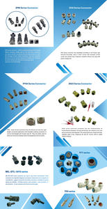 Connecteur DIN série CH23 ZH23 ZH23-10/18P-8-B 10 broches Prise à angle droit Cuivre Aluminium IP67 Connecteur automobile <span class=keywords><strong>Mil</strong></span> Spec - Product Image 6