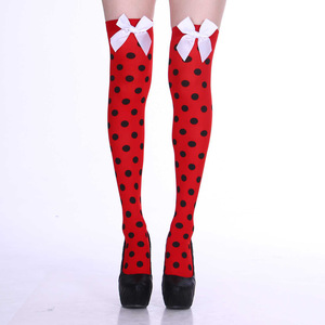 Polka Dot Over The Knee <b>Stockings</b> Women Transparent Socks For Halloween <b>Christmas</b> Costume Party Accessories - Product Image 3