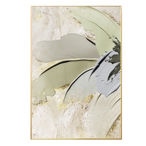 Pintura al Óleo Moderna Personalizada de Estilo Art <span class=keywords><strong>Deco</strong></span>, con Marco de Madera y Aluminio, para Colgar en la Sala de Estar, Decoración de Pared para Bodas - Product Image 4
