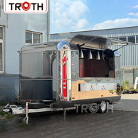 Remorque de cuisine mobile Truth pour crêpes, snacks, café, glaces et shawarma – Remorque alimentaire portable