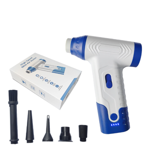140 Handheld Fan 130000rpm High Speed Brushless Motor Dust <b>Blower</b> Industrial & DIY Use Battery-Powered 2500mAh*2 Battery Battery - Product Image 3