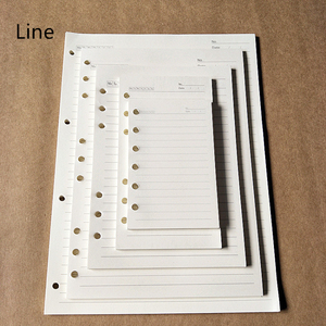 Recambio de Papel para Cuaderno Espiral, 40 <span class=keywords><strong>Hojas</strong></span> <span class=keywords><strong>con</strong></span> Cuadrícula de <span class=keywords><strong>Puntos</strong></span>, <span class=keywords><strong>Hojas</strong></span> Sueltas para Carpetas de Anillas, Recambio para Papel de Agenda Filofax - Product Image 5