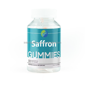 Ausreson OEM Saffron Extract Gummy Child Mood Calm <b>1000mg</b> <b>Ashwagandha</b> Supplements Bulk Saffron Gummies - Product Image 3