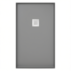 Plato de Ducha Emotion Line Serenity Rectangular 100 x 140 cm Gris 7035 - Product Image 2