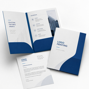 Custom Logo A4 Paper <strong>Folder</strong> Double Pocket <strong>Card</strong> Holders Embossed Real Estate Presentation Files <strong>Folder</strong> Printed with Booklet - Product Image 4