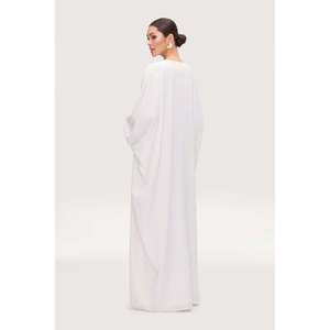 <span class=keywords><strong>Lina</strong></span> abito Abaya impreziosito bianco - Product Image 6