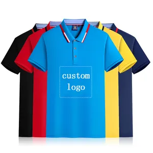 Custom Logo Blank Thermal Sublimation Print Golf Polo Short Sleeve T-shirt Casual Outdoor Men's Shirt High Quality GOLF Shirts