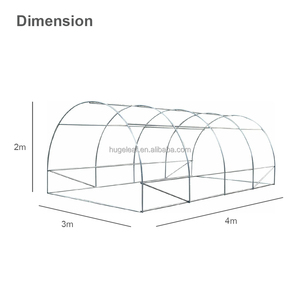 Invernadero de Jardín Tipo Túnel con Estructura de Acero Impermeable y Cubierta de PE, Fácil de Montar, para Cultivo de Plantas en el Patio Trasero del Hogar - Product Image 2