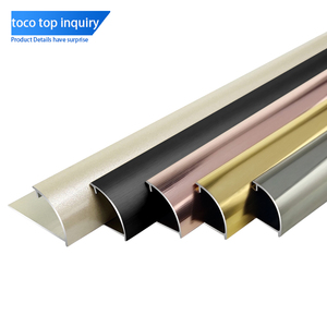 Toco thiết kế hiện đại phong cách hợp kim nhôm hồ sơ gạch phụ kiện ánh sáng kim loại tường EDG Dải Batten TRIM cho nhôm gạch - Product Image 6