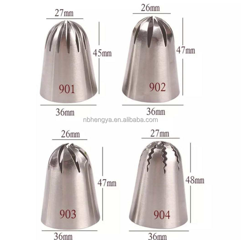 233 Lot De 3 Douilles De Glaçage Multi-ouvertures En Acier Inoxydable Pour Herbe, Fourrure Et Cheveux