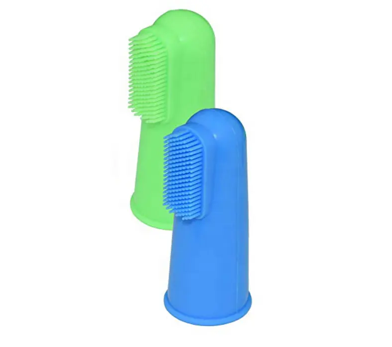 Dog Finger Toothbrush pet brush glove finger toothbrush Pet Cleaning Grooming Product