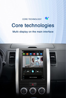 Autoradio Android à écran vertical pour Nissan X-Trail X Trail 2 T31 MX6 2008-2012, style Tesla, lecteur GPS DVD