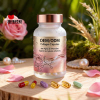Complexe multi-collagène en capsules rigides, peptides de collagène hydrolysés, acide hyaluronique, vitamine C, complément nutritionnel, antioxydant