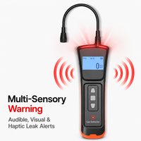 Détecteur de fuite de gaz combustible portable HIREP avec sonde flexible col de cygne IP65 ATEX pour alarme de fuite de gaz naturel