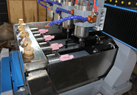 Machine de gravure CNC à 4 têtes et 4 axes MA6060-4R pour la sculpture sur bois 3D, machine de gravure CNC multi-broches avec système rotatif