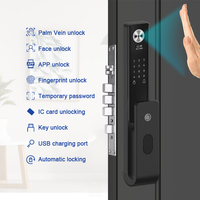 Serrure de porte intelligente AF084 AF083, reconnaissance faciale 3D, mot de passe par empreinte digitale, carte IC, serrure à commande à distance par téléphone Tuya WiFi