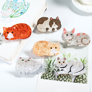 Sáng Tạo Sản Phẩm Mới Nhỏ Dễ Thương Mèo Móng Vuốt Tóc Động Vật Vật Liệu Bền Động Vật Phim Hoạt Hình Động Vật Acetate Tóc Claw <span class=keywords><strong>Clip</strong></span> - Product Image 6