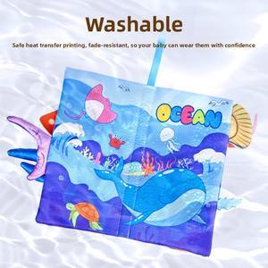 Livres <span class=keywords><strong>en</strong></span> tissu <span class=keywords><strong>en</strong></span> forme d'animaux avec papier détachable pour <span class=keywords><strong>l</strong></span>'apprentissage précoce de <span class=keywords><strong>l</strong></span>'<span class=keywords><strong>anglais</strong></span> des nourrissons et des tout-petits de 3 à <span class=keywords><strong>6</strong></span> <span class=keywords><strong>mois</strong></span> - Product Image 2