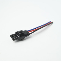 Arnés de cableado con conector macho 7443 W21/5W tipo Pigtail universal para automoción