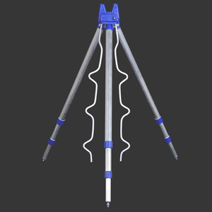 Support de canne à pêche de marque en alliage d'aluminium réglable sur pied pour la pêche en mer et sur la plage - Product Image 1