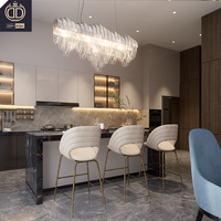Tim Profesional Gaya Mewah Modern, Layanan Desain Interior 3D Standar Tinggi untuk Rumah dan Vila dengan Desain Grafis