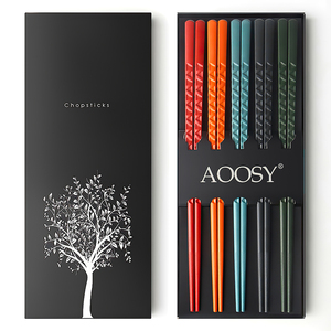 <span class=keywords><strong>Palillos</strong></span> de aleación de fibra de vidrio personalizados con logotipo Juego de <span class=keywords><strong>palillos</strong></span> de sushi de plástico Sakura coloridos - Product Image 5