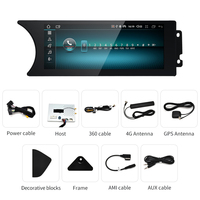 Lecteur multimédia de tableau de bord pour voiture CNSTWE Qualcomm665 Android 14, lecteur CD, Android Auto sans fil, Apple CarPlay pour Mercedes-Benz