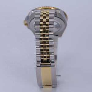 นาฬิกาหรู glod ขนาด40มม. สำหรับผู้ชายเคสสายนาฬิกาโลหะสำหรับ Nh36เคลื่อนไหว Nh35 <span class=keywords><strong>GMT</strong></span>-<span class=keywords><strong>Master</strong></span> - Product Image 4