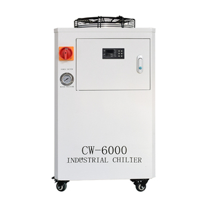 Enfriador de Agua Láser Profesional CW6000 con Protección Contra Sobrecalentamiento y Control de Flujo, Enfriador Industrial para Grabado y Corte Láser - Product Image 1