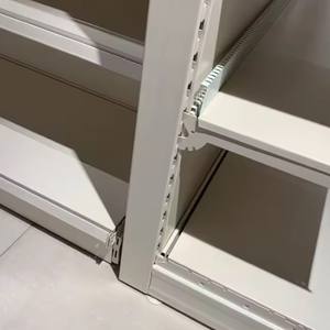 Estante de exhibición de góndola de servicio pesado para uso en supermercados, construcción de acero y metal para almacenamiento en tiendas - Product Image 4