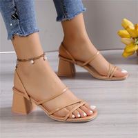 Sandales pour femmes de haute qualité au design tendance, élégantes et décontractées, chaussures d'été pour l'extérieur, logo personnalisé disponible