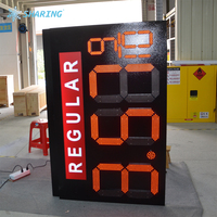 Écran d'affichage des prix LED étanche pour stations-service, panneau de prix du carburant LED 8.88, panneau de prix du diesel LED standard.