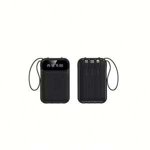 <b>Mini</b> Custom Logo Colorful Powerbank Lanyard Flashlight Portable Battery Charger Travel Power Bank 20000mah Comes with 4 <b>Cables</b> - Product Image 2