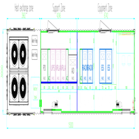 Centre de données IA à redondance N+1 avec armoire serveur 42U, climatiseur de précision 200 kW, capacité informatique pour cluster de formation GPU