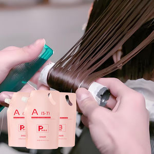 Loción Profesional para Permanente de Cabello, Crema para Alisado de Cabello, Tratamiento de Alisado para Salón de Belleza - Product Image 1