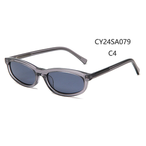 MS CY24SA079ビンテージアセテート偏光太陽メガネ狭いフレームサングラスカスタマイズ女性シェードUV400映画スタースタイル - Product Image 6