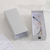 Boîte à lunettes personnalisée en gros avec logo, étui d'emballage pour lunettes de soleil, boîte cadeau pour bijoux et parfums en carton rigide avec languette de tirage
