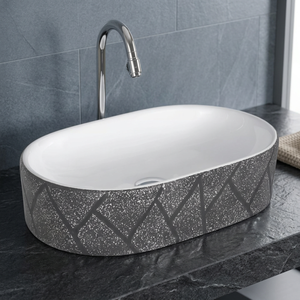 Lavabo de salle de bain de luxe carré avec finition dorée, design moderne pour villa et hôtel - Product Image 1