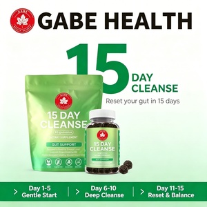 Gummies Détox Personnalisées pour le Système Digestif en 15 Jours, 60 Unités, Véganes, <span class=keywords><strong>Sans</strong></span> <span class=keywords><strong>Sucre</strong></span>, Soutien Digestif et Immunitaire, Santé Intestinale, <span class=keywords><strong>Sans</strong></span> Gluten, GABE ODM/OEM - Product Image 1