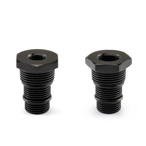 อะแดปเตอร์เกลียวกรองน้ำมันเครื่องรถยนต์อะลูมิเนียมสีดำ ขนาด 1/<span class=keywords><strong>2</strong></span>-28 ถึง <span class=keywords><strong>3</strong></span>/4-16, 13/16-16, <span class=keywords><strong>3</strong></span>/4 NPT พร้อมแหวนซีล - Product Image 5