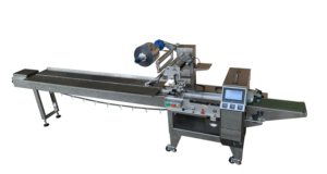 Tự động Biscuit dòng chảy gói gối loại bánh <span class=keywords><strong>Waffle</strong></span> Biscuit Cookies máy đóng gói thực phẩm cho doanh nghiệp nhỏ - Product Image 4