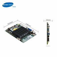 Carte mère sans ventilateur Celeron J4125 carte principale ddr4 cartes mères d'ordinateur à carte unique industrielle avec VGA eDP HD pour Pc